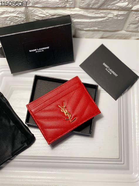 ysl red card case|selfridges ysl card holder.